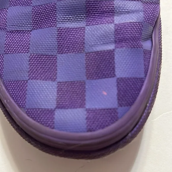 Van’s unisex purple checkerboard shoes size 6 men’s and 7.5 women’s - Picture 9 of 14